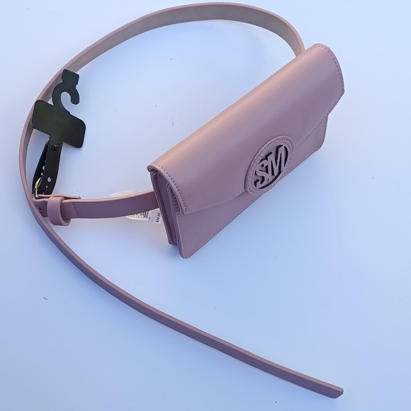 Steve Madden belt bag size M 7" × 4" /Blush fanny pack utility belt bag NWT - Picture 2 of 14